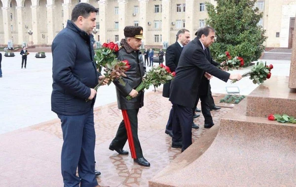 Gəncə, Naftalan, Daşkəsən, Goranboy, Samux və Ağstafada Heydər Əliyevin xatirəsi anılıb - FOTO