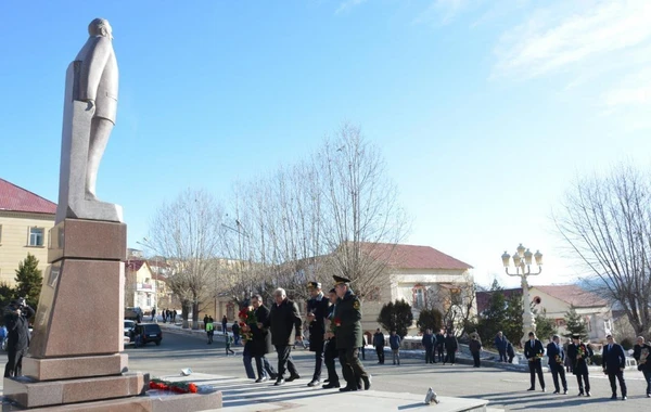 Gəncə, Naftalan, Daşkəsən, Goranboy, Samux və Ağstafada Heydər Əliyevin xatirəsi anılıb - FOTO
