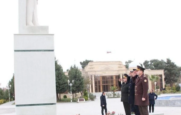 Gəncə, Naftalan, Daşkəsən, Goranboy, Samux və Ağstafada Heydər Əliyevin xatirəsi anılıb - FOTO