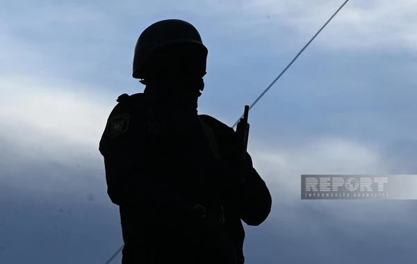 К месту проведения акции на дороге Шуша-Ханкенди прибыла полиция - ФОТО