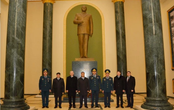 Elçin Quliyev Özbəkistan DTX-nin sədrinin müavini ilə görüşüb - FOTO