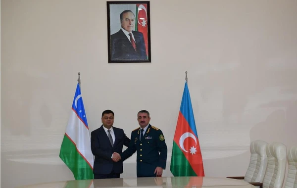 Elçin Quliyev Özbəkistan DTX-nin sədrinin müavini ilə görüşüb - FOTO