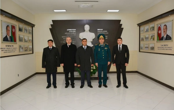 Elçin Quliyev Özbəkistan DTX-nin sədrinin müavini ilə görüşüb - FOTO