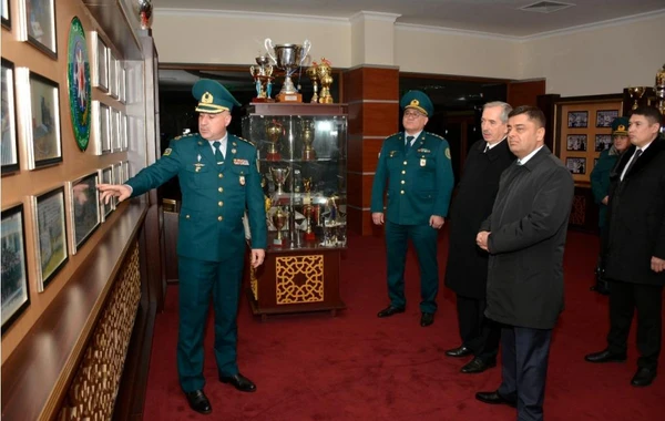 Elçin Quliyev Özbəkistan DTX-nin sədrinin müavini ilə görüşüb - FOTO