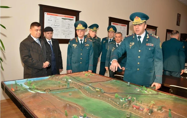 Elçin Quliyev Özbəkistan DTX-nin sədrinin müavini ilə görüşüb - FOTO