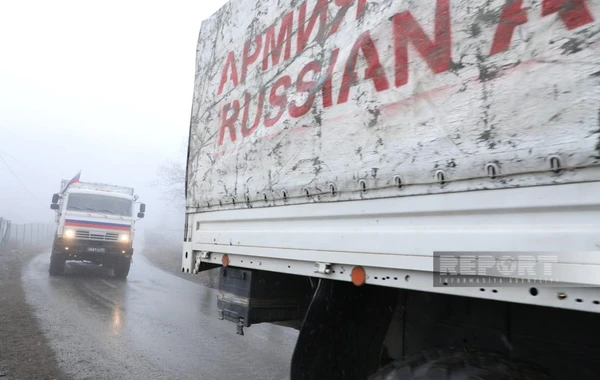 По дороге в Ханкенди беспрепятственно проехали автомобили снабжения миротворцев - ОБНОВЛЕНО + ПРЯМОЙ ЭФИР