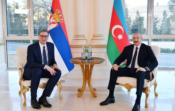 Azərbaycan və Serbiya Prezidentlərinin təkbətək görüşü olub - FOTO