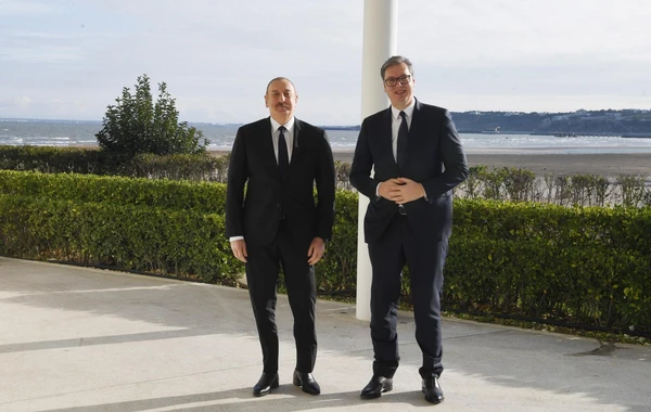 Prezident İlham Əliyevin adından Aleksandar Vuçiçin şərəfinə nahar verilib - FOTO