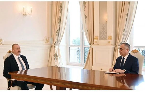 İlham Əliyev Naxçıvana təyin etdiyi nümayəndəni qəbul edib, tapşırıqlar verib - FOTO