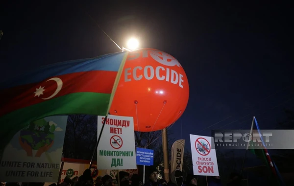 Акция протеста на дороге Ханкенди - Лачын продолжается и в вечернее время - ОБНОВЛЕНО + ПРЯМОЙ ЭФИР