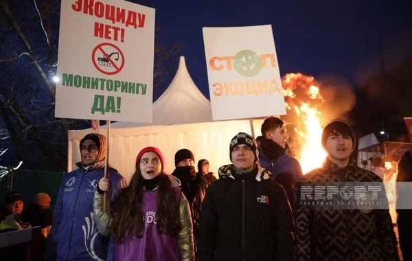 Акция протеста на дороге Ханкенди - Лачын продолжается и в вечернее время - ОБНОВЛЕНО + ПРЯМОЙ ЭФИР