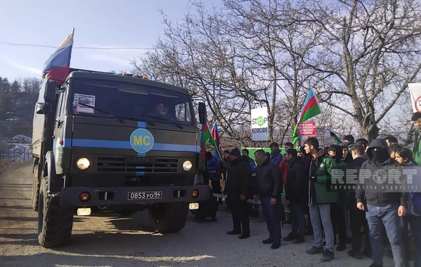 Xankəndi yolunda sülhməramlıların daha 6 avtomobili maneəsiz hərəkət edib - YENİLƏNİB - CANLI YAYIM