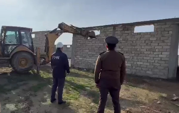 Bakıda qanunsuz tikintilərin qarşısı alındı - FOTO/VİDEO