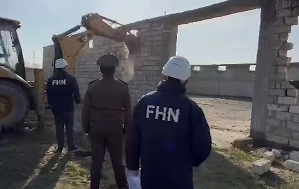Bakıda qanunsuz tikintilərin qarşısı alındı - FOTO/VİDEO