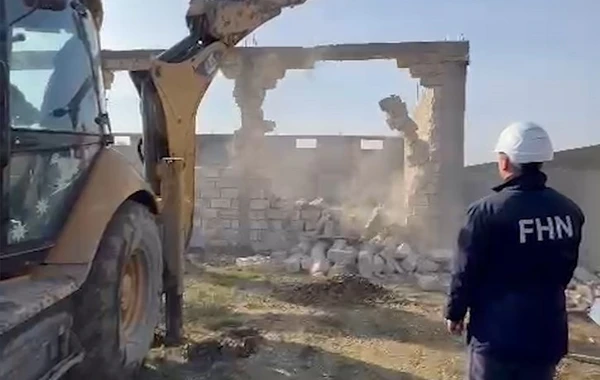 Bakıda qanunsuz tikintilərin qarşısı alındı - FOTO/VİDEO