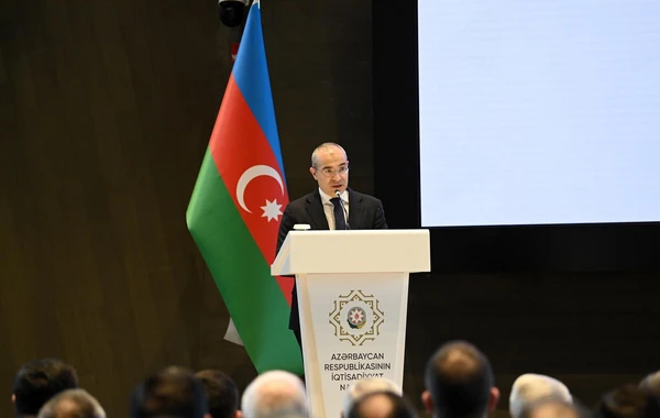 İqtisadiyyat Nazirliyinin təltif olunmuş əməkdaşlarına orden və medallar təqdim edilib - FOTO