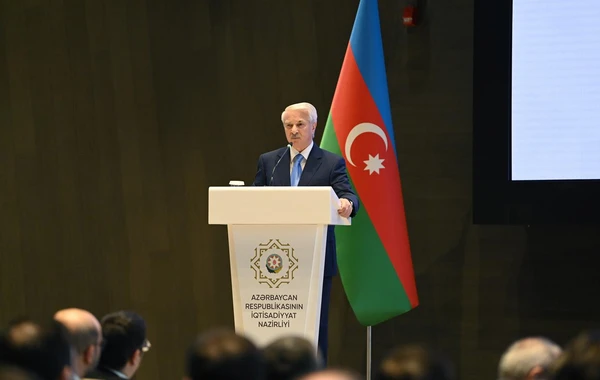 İqtisadiyyat Nazirliyinin təltif olunmuş əməkdaşlarına orden və medallar təqdim edilib - FOTO