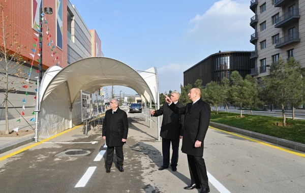 Prezident Bakı Ağ Şəhərdə görülən işlərlə tanış olub - FOTO - YENİLƏNİB