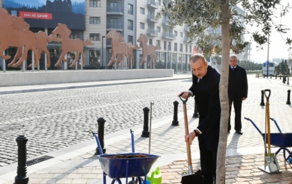 Prezident Bakı Ağ Şəhərdə görülən işlərlə tanış olub - FOTO - YENİLƏNİB