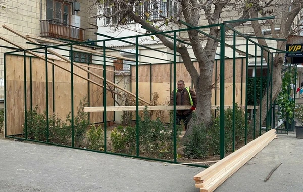 Bakıda qanunsuz tikintinin qarşısı alındı - FOTO/VİDEO