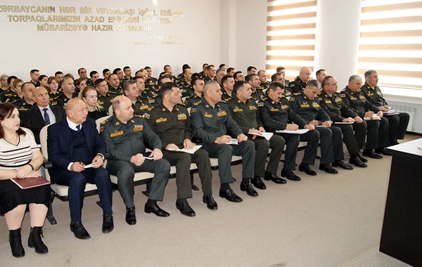 MN-in Şəxsi Heyət Baş İdarəsində ilin yekunlarına dair toplantı keçirilib - FOTO