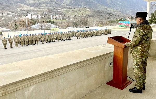 Kərim Vəliyev azad edilmiş ərazilərdəki hərbi hissələrdə olub - FOTO