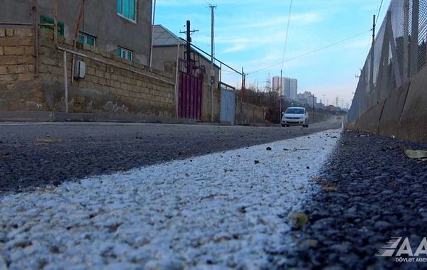 Bakının Xətai rayonunda 2 küçə əsaslı təmir edilib - FOTO/VİDEO