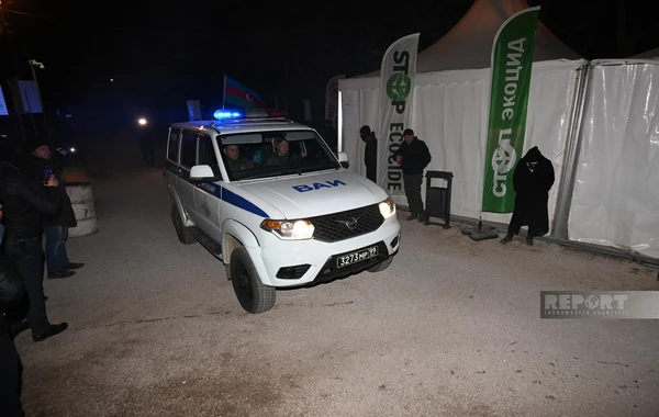Laçından Xankəndi istiqamətinə Rusiya sülhməramlılarının 15 avtomobili maneəsiz hərəkət edib - FOTO