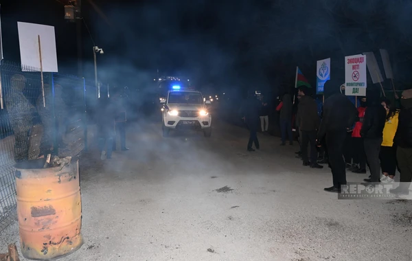 Laçından Xankəndi istiqamətinə Rusiya sülhməramlılarının 15 avtomobili maneəsiz hərəkət edib - FOTO