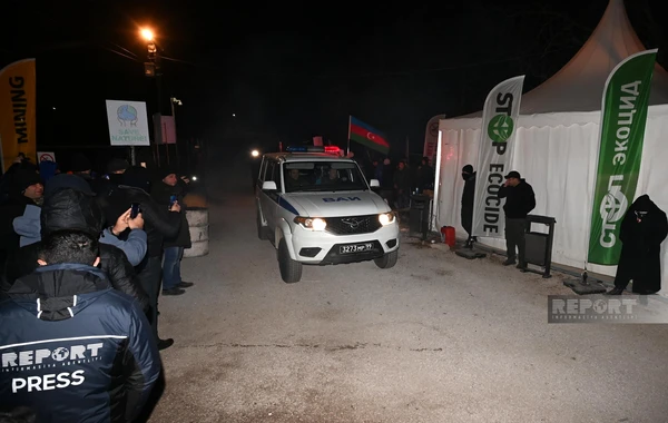 Laçından Xankəndi istiqamətinə Rusiya sülhməramlılarının 15 avtomobili maneəsiz hərəkət edib - FOTO