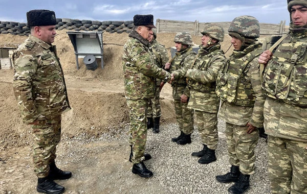 Керим Велиев проверяет боеготовность личного состава на освобожденных территориях - ВИДЕО