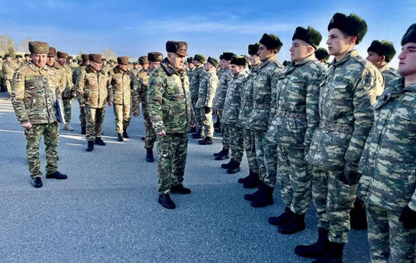 Керим Велиев проверяет боеготовность личного состава на освобожденных территориях - ВИДЕО