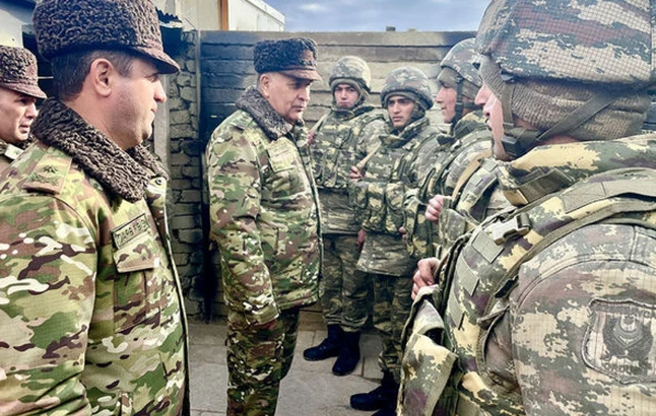 Керим Велиев проверяет боеготовность личного состава на освобожденных территориях - ВИДЕО