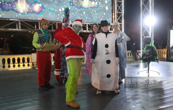 Bakı Yeni ili qarşılamağa hazırdır - FOTO