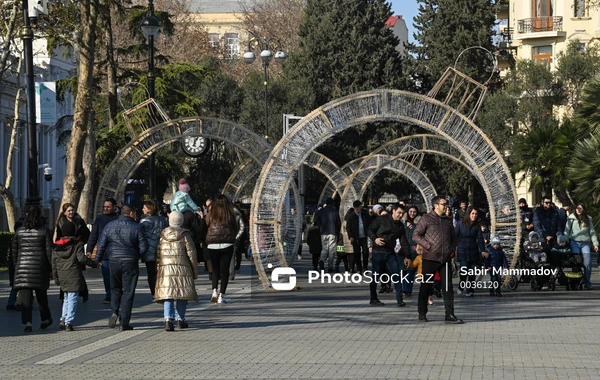 Bakıda 2023-cü ilin ilk günündən FOTOREPORTAJ
