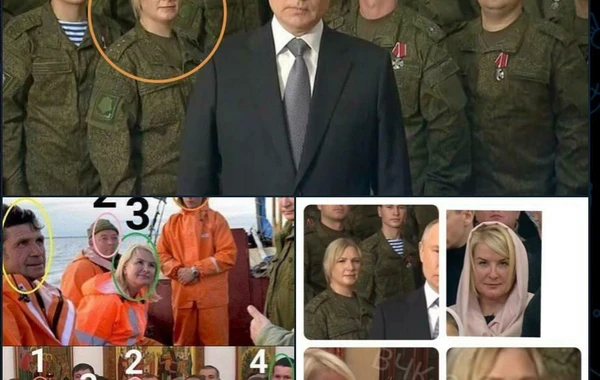 Putinin arxasında dayanan bu qadın kimdir? - FOTO/VİDEO