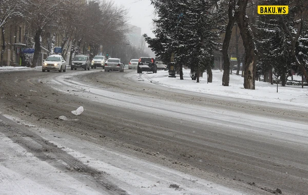 Hava XƏBƏRDARLIĞI! - Bu tarixdən Bakıda yollar buz bağlayacaq
