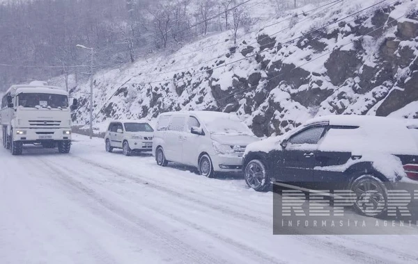 Şuşaya 10 sm qar yağıb - FOTO/VİDEO