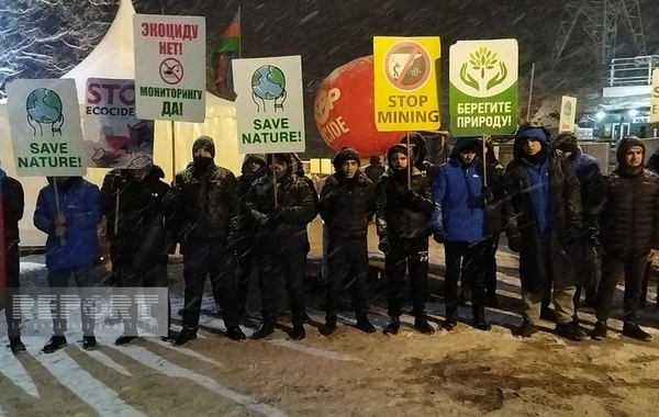 Qar yağmağına baxmayaraq, Xankəndi-Laçın yolunda aksiya 29 gündür davam edir - FOTO