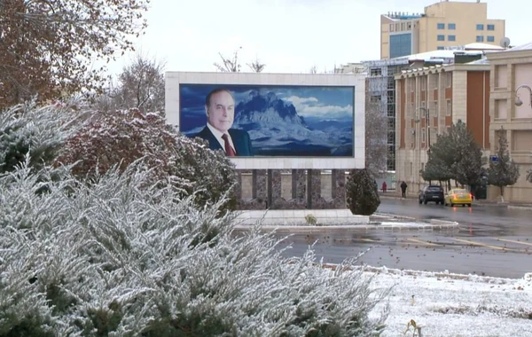 Naxçıvan şəhərinə ilk qar yağıb - FOTO