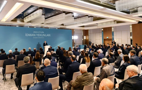 Prezident İlham Əliyev ötən ilin idman yekunlarına həsr olunan mərasimdə iştirak edib - FOTO - YENİLƏNİB