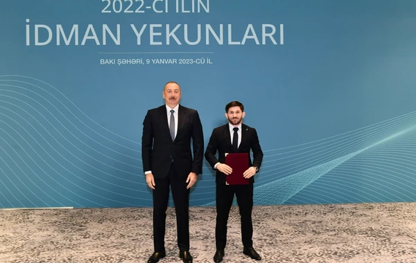 Prezident İlham Əliyev ötən ilin idman yekunlarına həsr olunan mərasimdə iştirak edib - FOTO - YENİLƏNİB