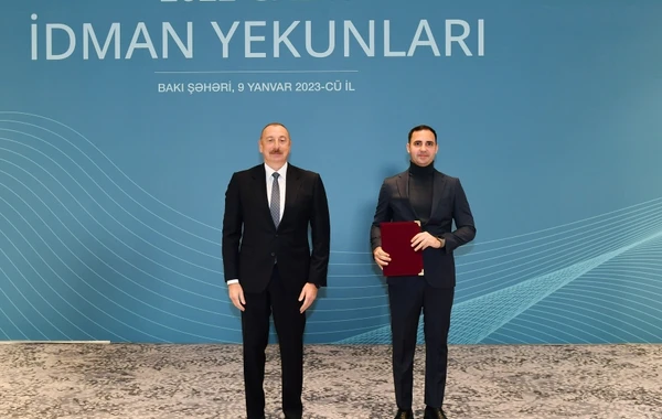 Prezident İlham Əliyev ötən ilin idman yekunlarına həsr olunan mərasimdə iştirak edib - FOTO - YENİLƏNİB