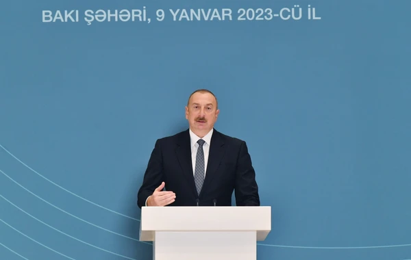 Ильхам Алиев принял участие в церемонии, посвященной спортивным итогам прошлого года - ОБНОВЛЕНО + ФОТО