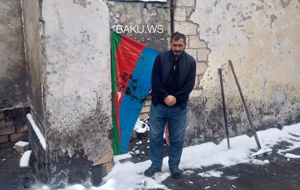 Şəhid ailəsinin evinin yanması məsələsinə dövlət qurumundan AÇIQLAMA - YENİLƏNİB - FOTO/VİDEO