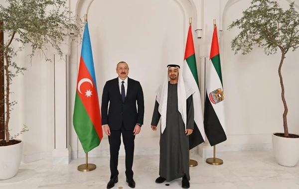 İlham Əliyev BƏƏ Prezidenti ilə görüşüb - FOTO - YENİLƏNİB