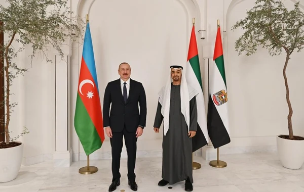 Состоялась встреча президентов Азербайджана и ОАЭ - ОБНОВЛЕНО + ФОТО