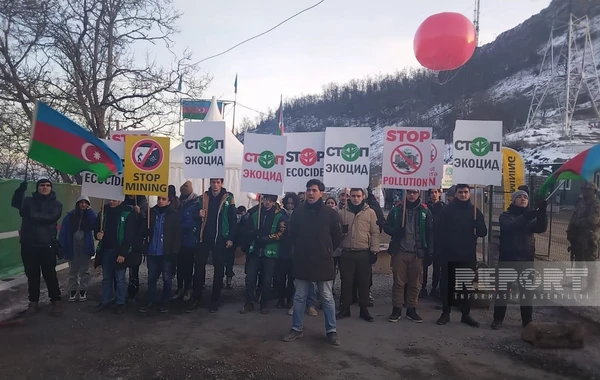Акция протеста на дороге Ханкенди-Лачын продолжается уже 36-й день - ФОТО