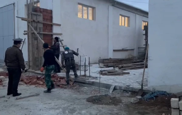 “Qanlı göl” ərazisində tikilən qanunsuz obyekt sökülüb - FOTO/VİDEO