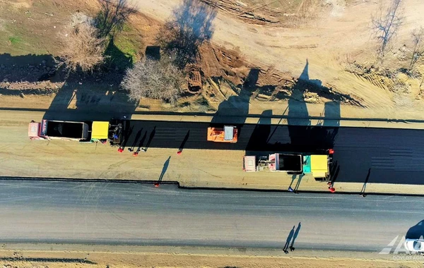Füzuli-Hadrut avtomobil yolunun tikintisi yekunlaşır - FOTO
